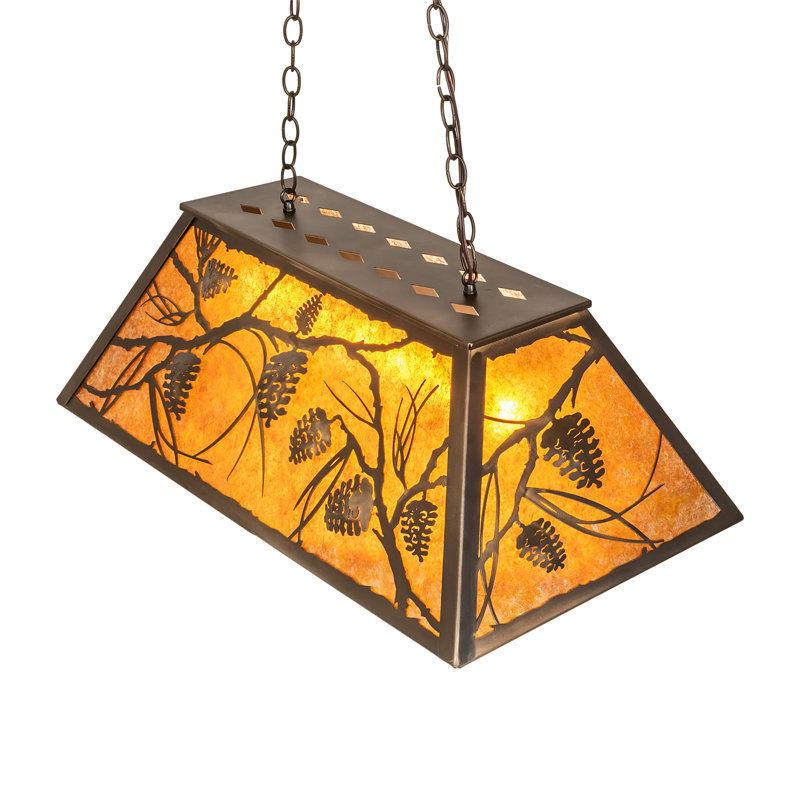 Jacklyn 6 - Light Pendant, Antique Copper, Amber