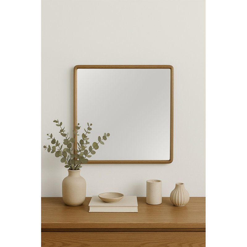 Small Mirror - Latte, Light Brown