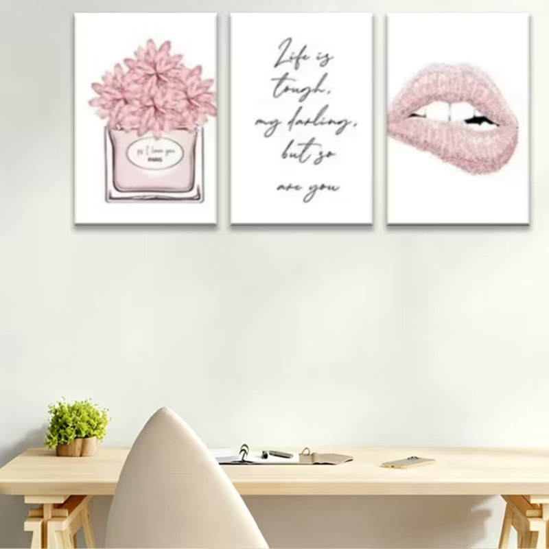 3 Piece Wrapped Canvas Wall Art