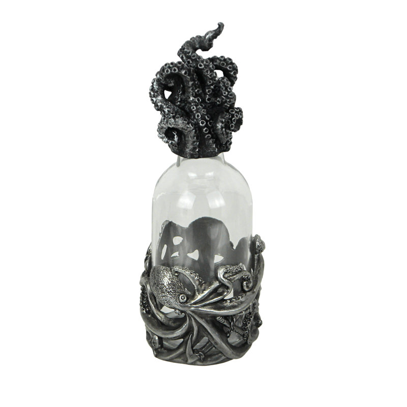 Bouteille de parfum Octopus avec capuchon tentacule