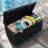 Furmax 48'' W 100 Gallons Plastic Lockable Deck Box-93488467