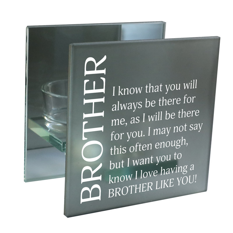 4'' H Glass Tabletop Tealight Holder with Candle Included