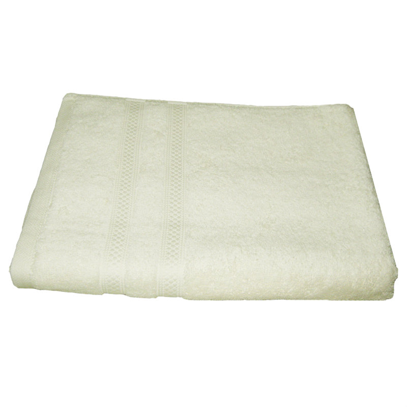 Serviette de bain 100% coton Jalexa, Latte