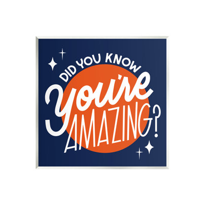 Au-596, estampe numérique «You Amazing Blue & Orange», impression