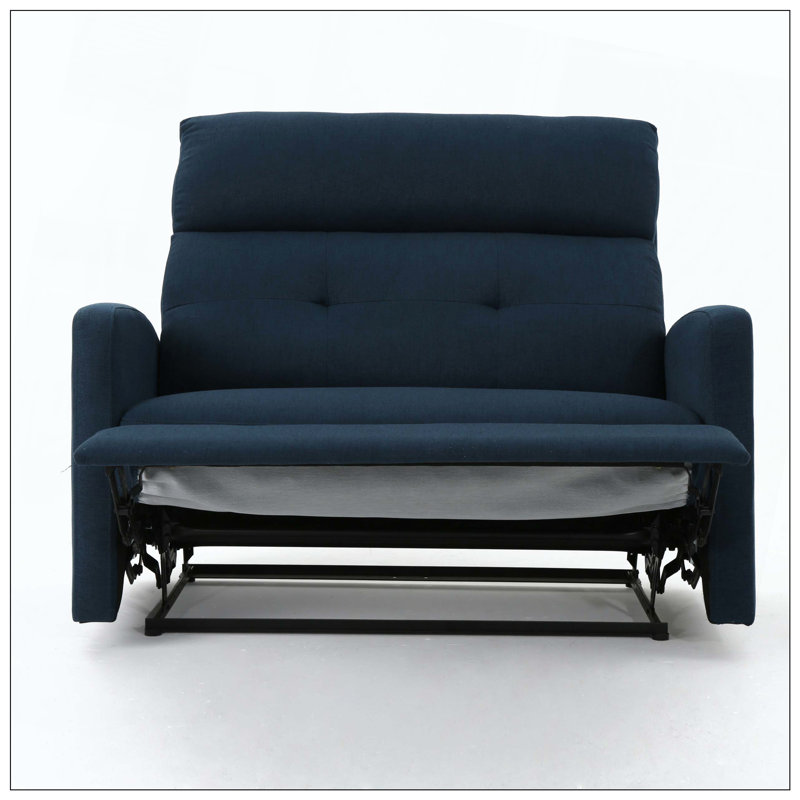 Reclining Loveseat Leather Double Recliner Sofa zero clearance recliner  For Living Room Home