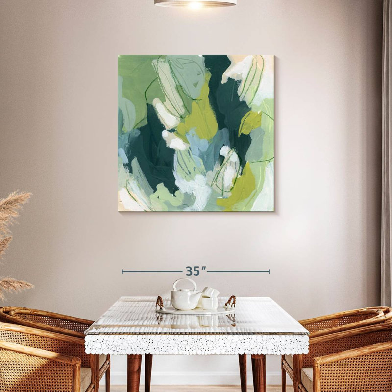 Avery Emerald Storm I, 36" H x 36" W