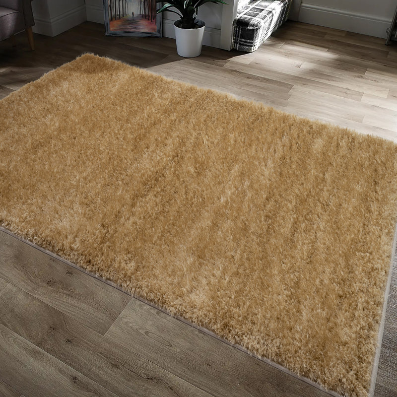 Hughesville Majestic Ochre Rug, Rectangle 60 x 110cm