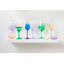 Rainbow Handmade Martini Glass