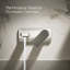 Parallel Wall-Mount Single-Handle Bathroom Sink Faucet-536079987