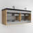 Smariti 60" Wall-Mounted Double Bathroom Vanity Set-1087816388