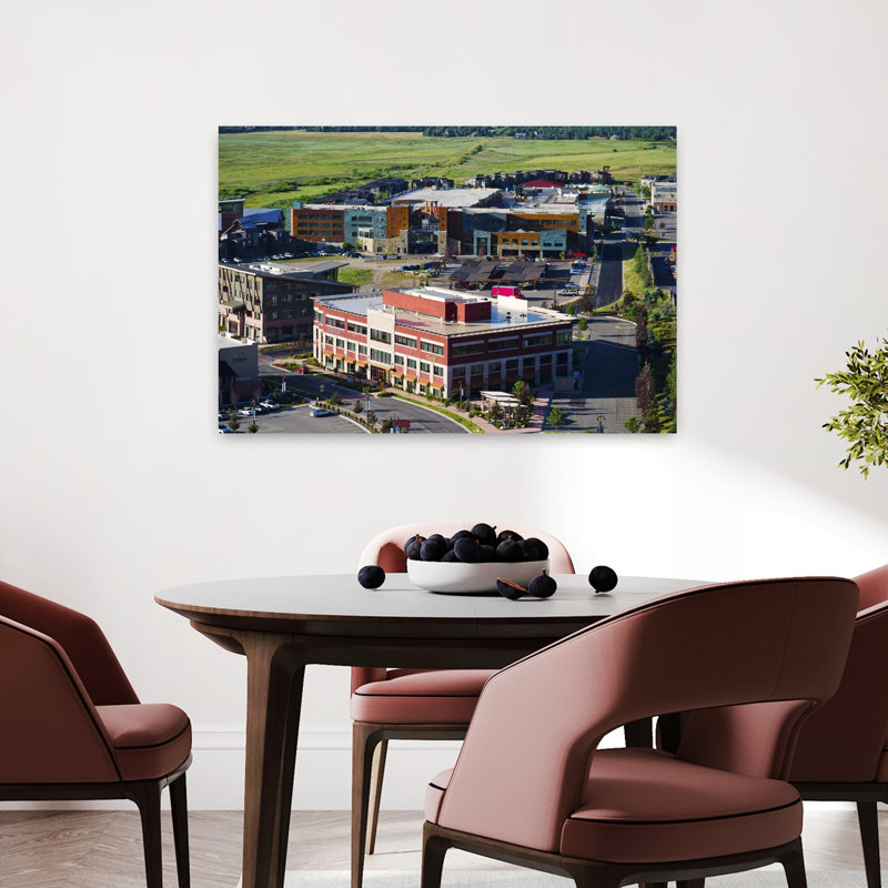 High Angle View Of A Town Park City Utah USA by Scott M. Tansey - Wrapped Canvas Print, 60.96 cm H x 91.44 cm W