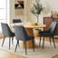 Modern Faux Leather Upholstered Dining Chair with High Back -1625073372