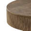 Table basse à piédestal Fynlee, conception cannelée en bois massif fabriquée à la main-599820431-596886332