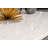 Khotan Square Marble-Top Coffee Table with Black Crisscross Metal Base, White and Black