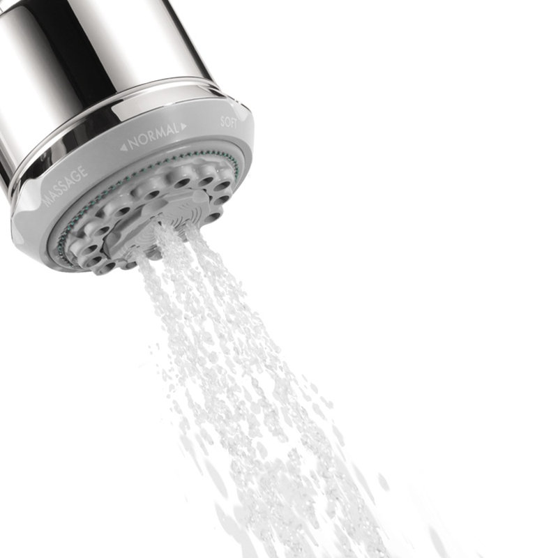 Clubmaster Multi Function Adjustable Shower Head, Chrome