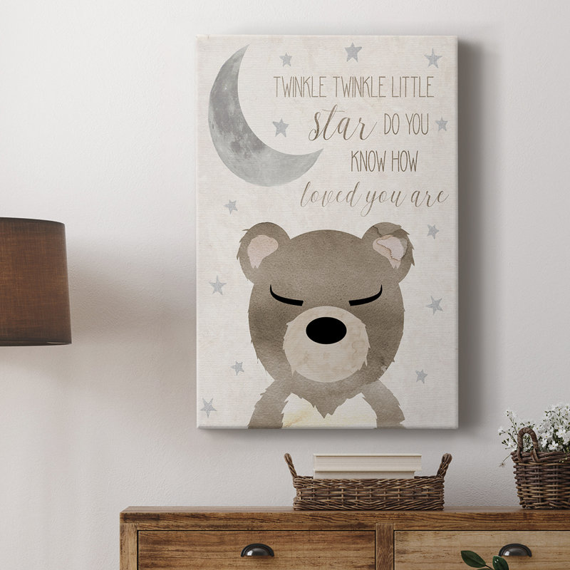 Goodnight Bear - galerie Cavas sur mesure, H 48 po x l 32 po
