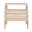 New York 2 - Drawer Solid Wood Nightstand-469607932