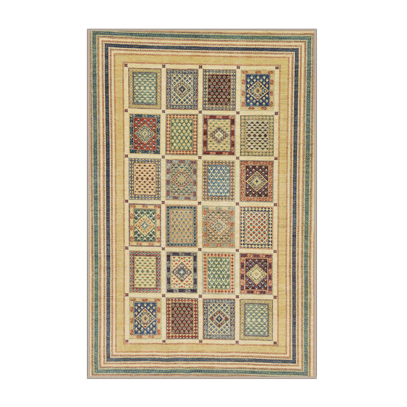 Abstract Indoor Rug, Rectangle 2' x 3'