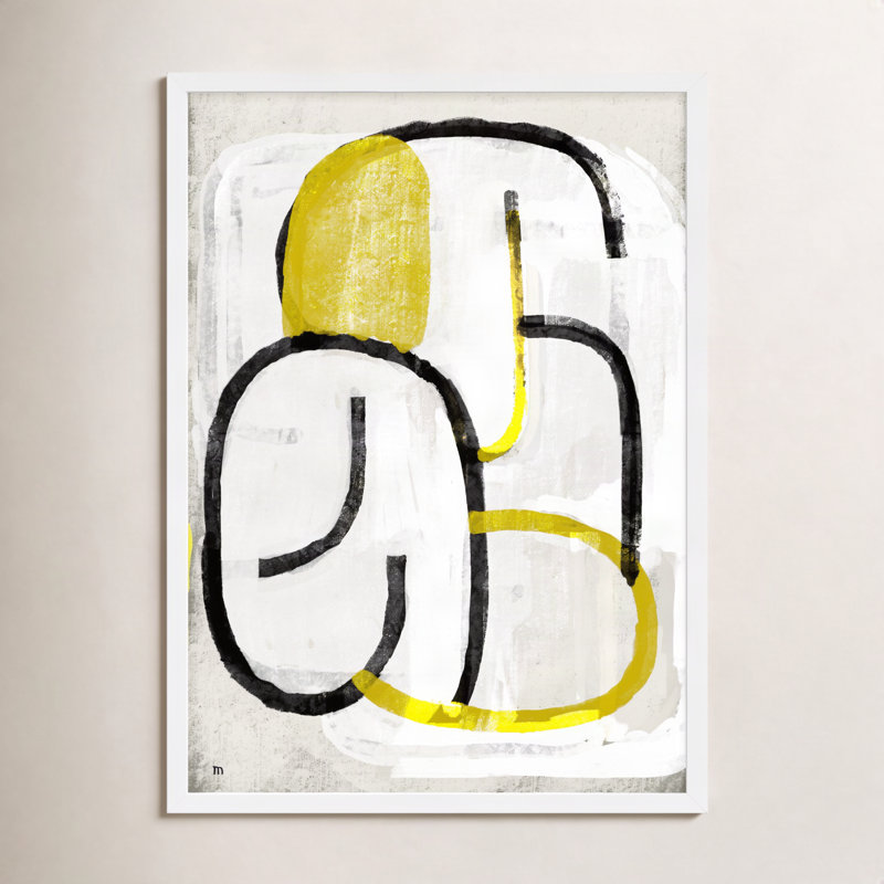 Somewhere By Studiom - Framed Wall Art, 20" H x 14" W x 1.25" D, White