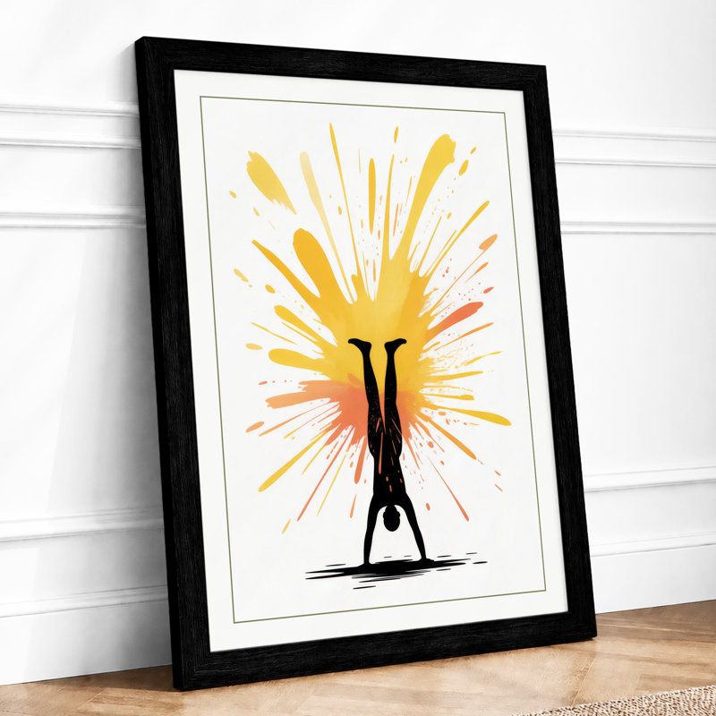 Rising Light Modern - Framed Print, A2 - 59.4 x 42.0 cm, Black