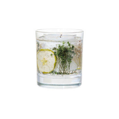 Scented Unscented Flameless Tumbler Candle with Glass Holder