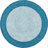 Mcclellan Hand Woven Wool/Cotton Rug in Teal/Ivory-1135108044