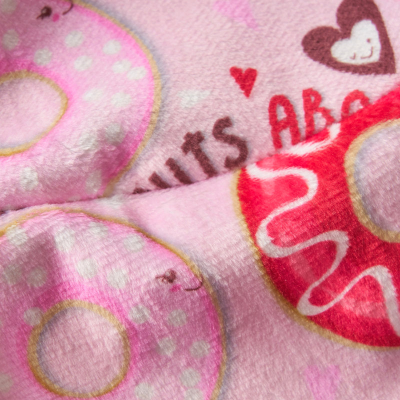 Fauteuil à billes arrondi 3 pieds Puff-Puff, Velours rose
