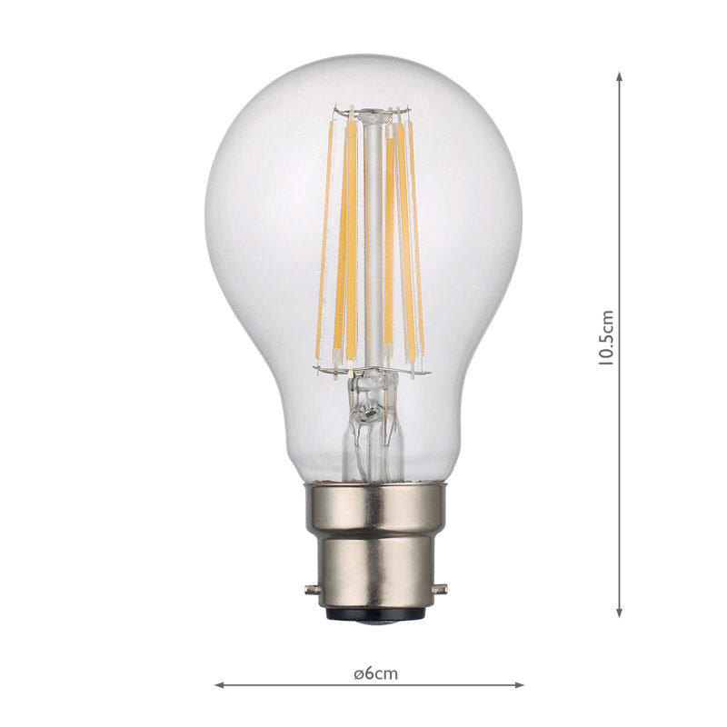 8W LED Vintage Filament Light Bulb