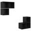 TV Cabinet Set 4 Pcs 37 X 37 X 72 Cm Engineered Wood-448131584