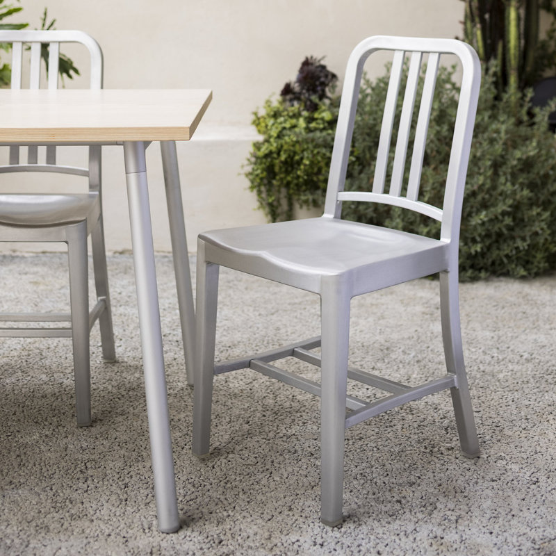 1006 Navy® Side Chair, Hand Brushed