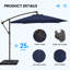 Parasol de patio 120 "Cantilver-718425478