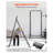 Heavy-Duty Aerial Yoga Swing Stand with Adjustable Hammock Frame, Portable Steel Inversion Rig for Home & Studio