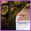 Housses de couette Golden Seashells Illustration-128002414