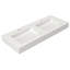 Lavabo pour salle de bain en pierre Stone - 48,14 po de profondeur, 18,5 po de largeur, 4,34 po de hauteur, 54,46 lb.