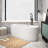 67'' x 31.5'' Freestanding Soaking Acrylic Bathtub