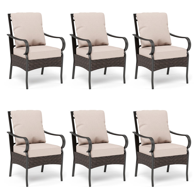 Patio Dining Chairs Set  Of 6