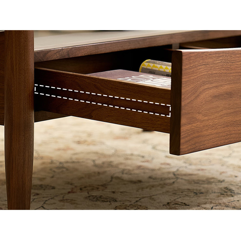 Table basse style rétro American Light