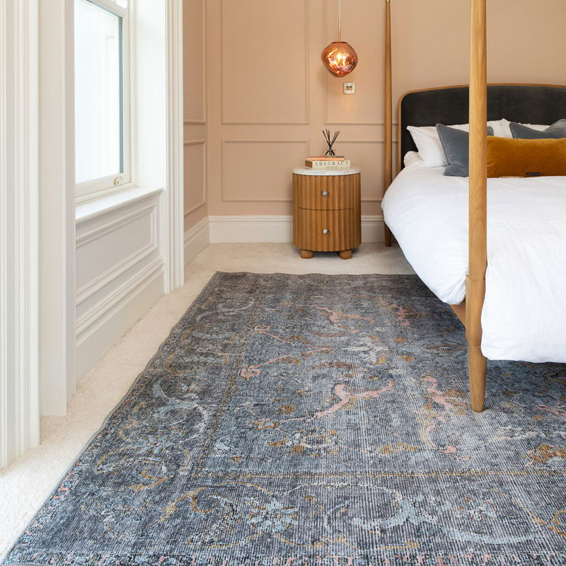 Vintage Look Area Rug, Rectangle 120 x 170 cm