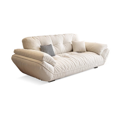 Creamy white Polyester Modular Sofa