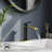 Single-Hole Single-handle Bathroom Faucet with Drain Assembly-94236192
