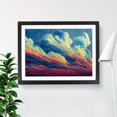 XH1022-6820X Peaceful Cloudy Sky - Picture Frame Print