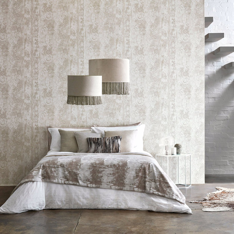 Anthology Pozzolana 10.05m x 68.6cm Wallpaper Roll, Pumice