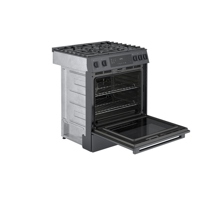 800 Series 30" 4.8 cu ft. Slide-in Gas Range with 18k BTU Burner