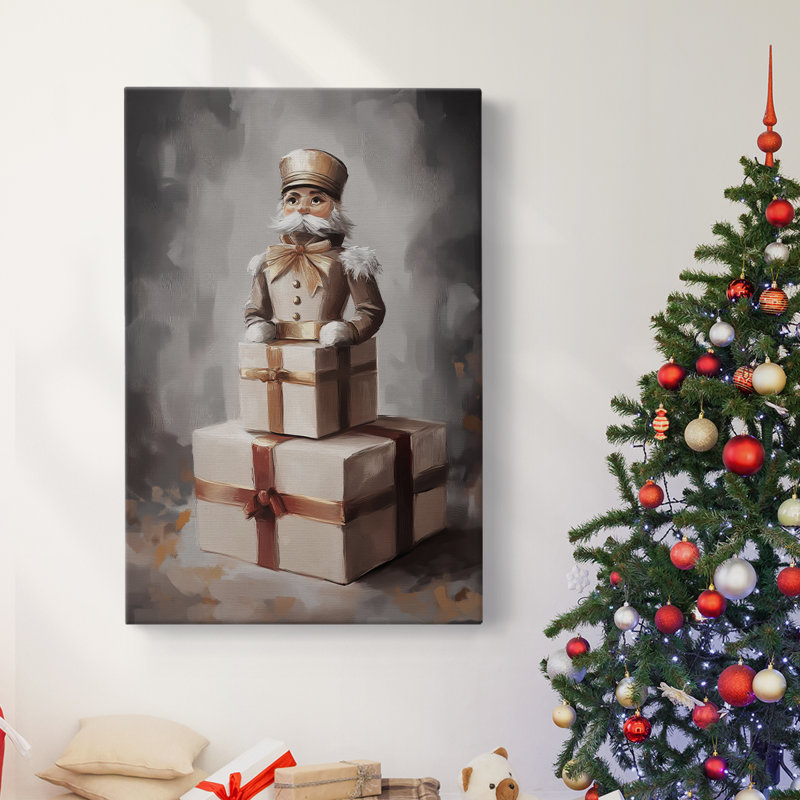 Art des Fêtes de Noël - Toile tendue avec châssis - Série 2-CCLxxx, H 48 po x l 32 po