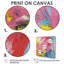 Odelin rose rouge, peinture abstraite Fight I - art mural abstrait-285562872-285562853-285562854