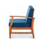 Fauteuil droit Perla, bleu-1851690902-1851690899