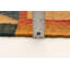Tapis orange / jaune en laine fait à la main