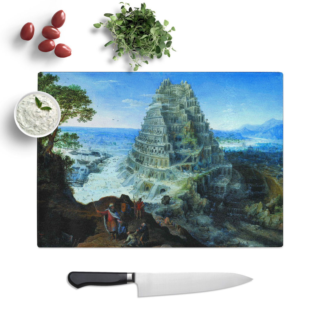 Babel by Pieter Bruegel the Elder Chopping Board