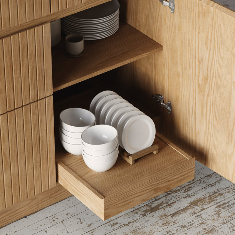 72" Sintered Stone Top Solid Wood Kitchen Island With Storage Natural, Natural/Glossy White