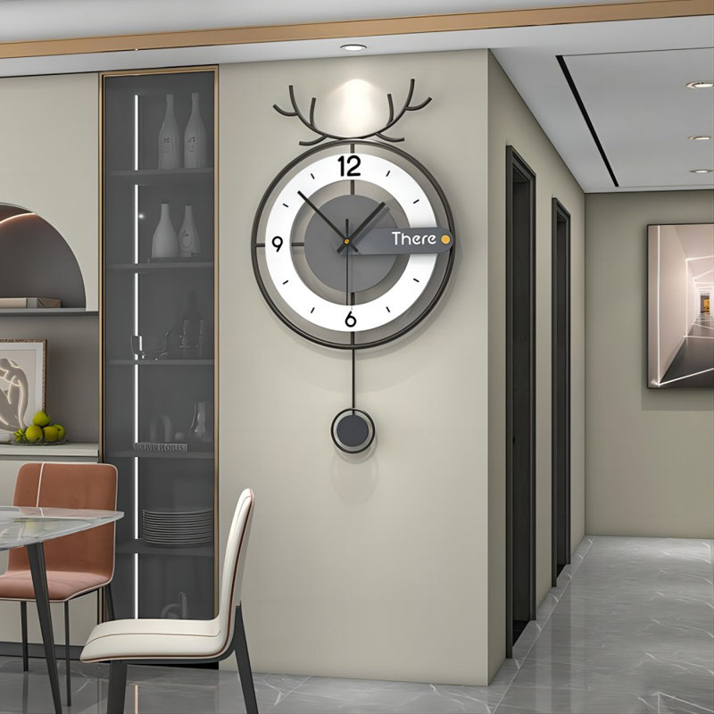 Attleboro Metal Wall Clock